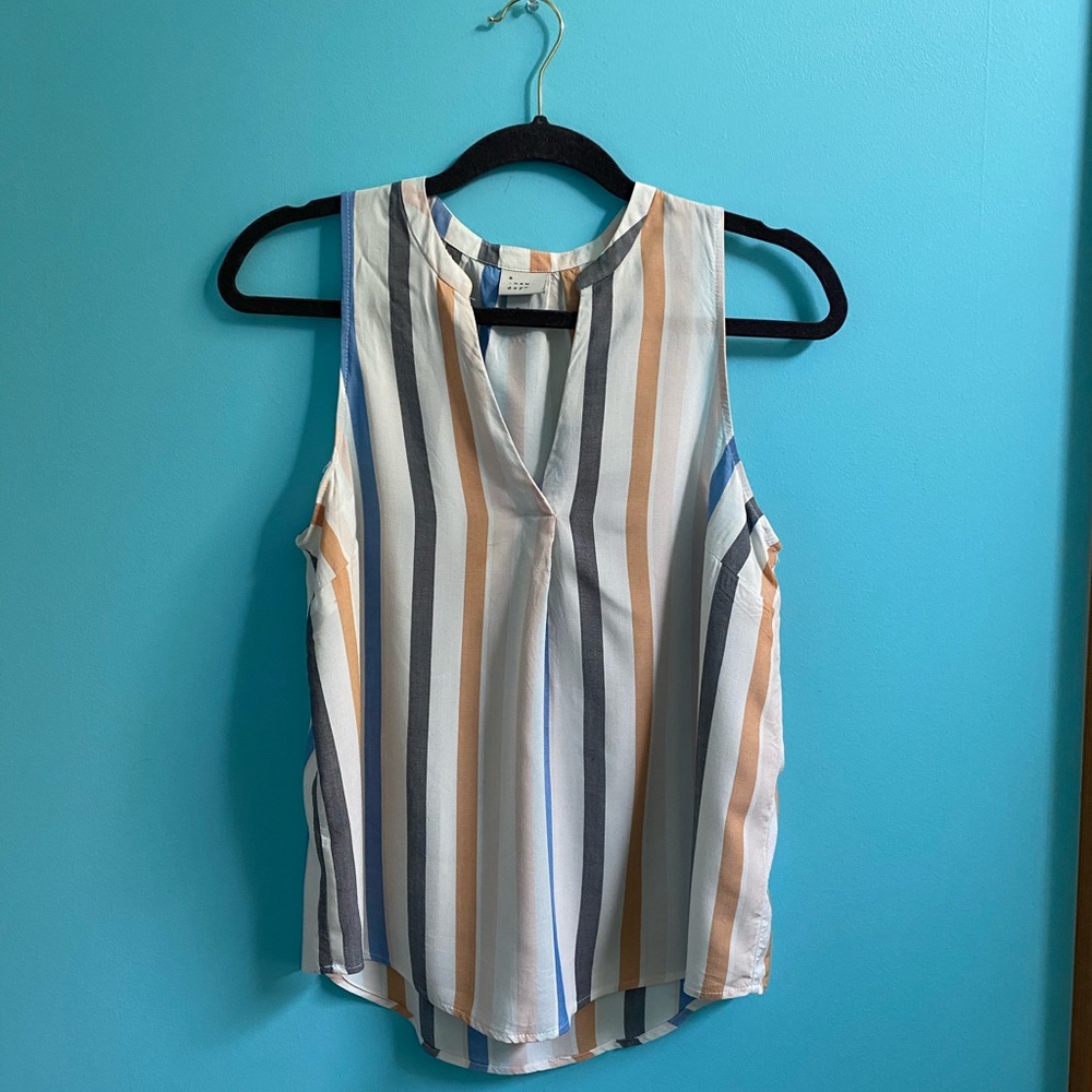 Sleeveless Dress Blouse